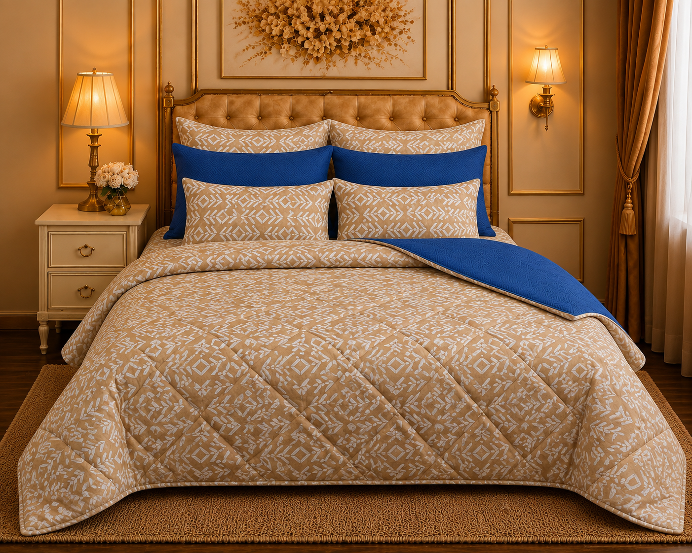 6pcs Premium Pure Cotton Quilt Collection