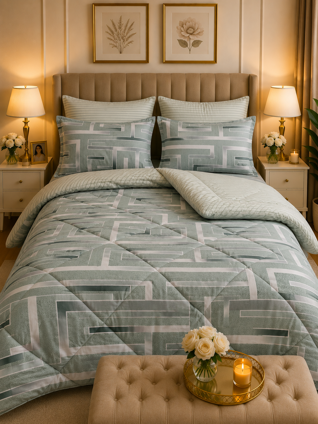 6pcs Premium Pure Cotton Quilt Collection