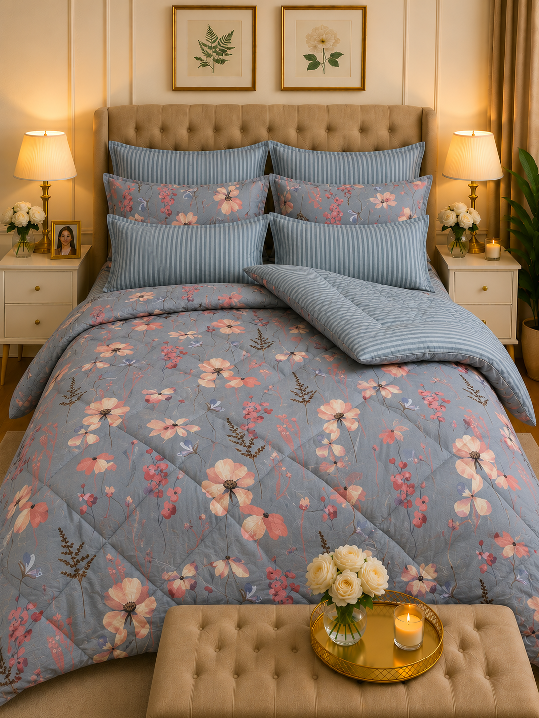 6pcs Premium Pure Cotton Quilt Collection