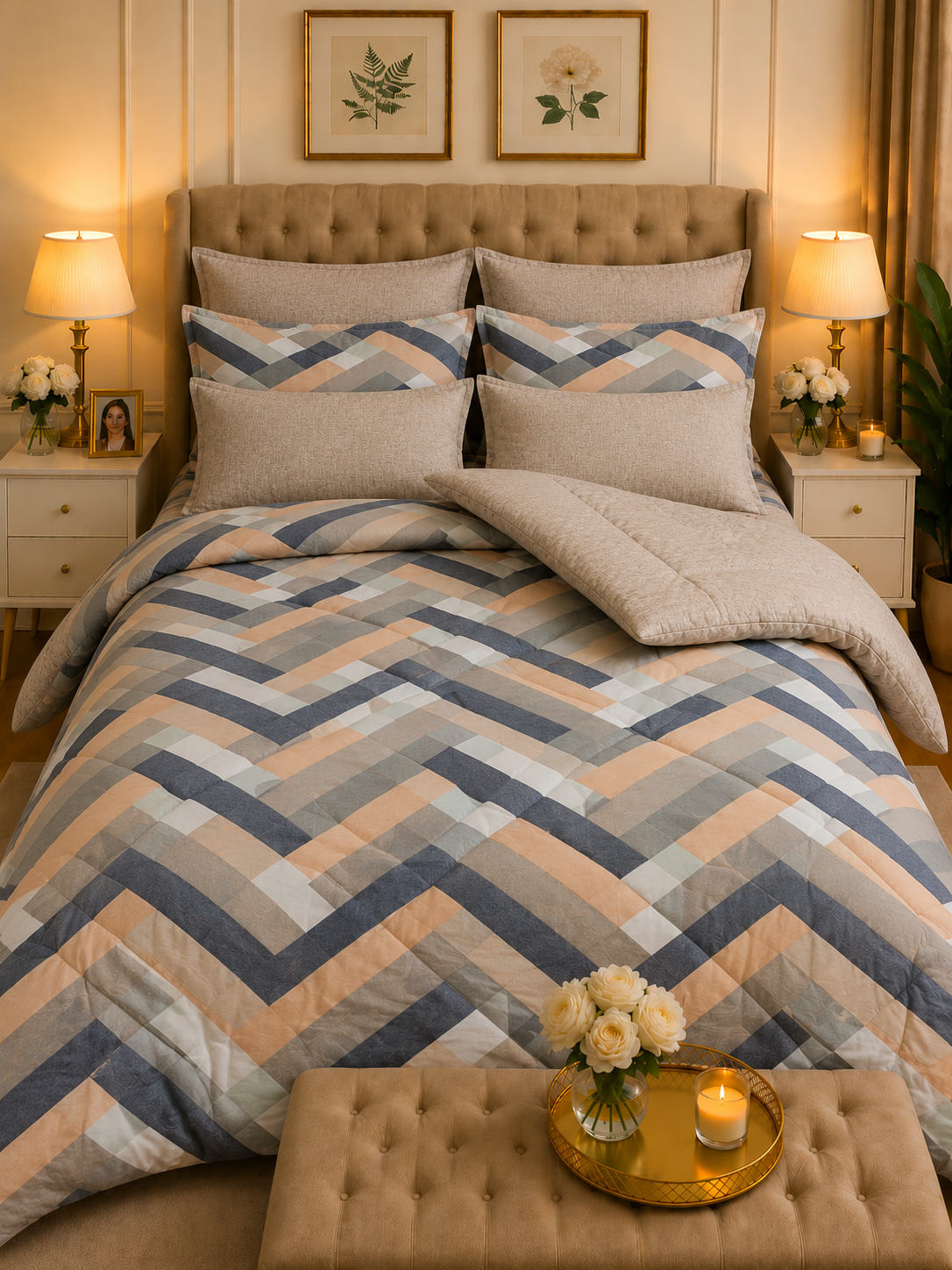 6pcs Premium Pure Cotton Quilt Collection