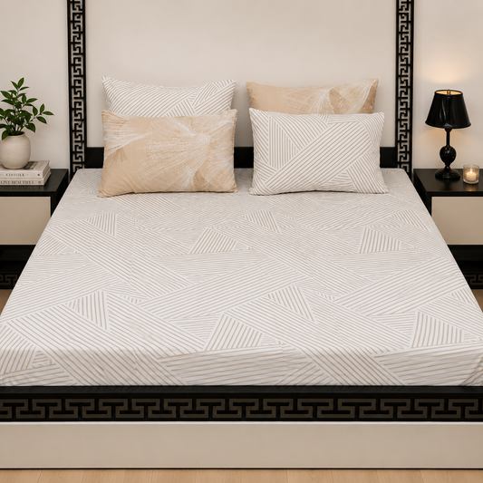 5pcs bed sheets (bed sheet+4pillow case)