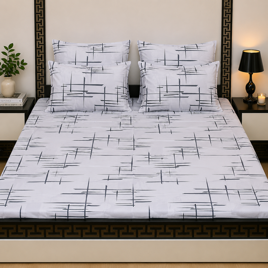 5pcs bed sheets (bed sheet+4pillow case)
