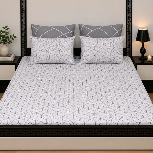5pcs bed sheets (bed sheet+4pillow case)
