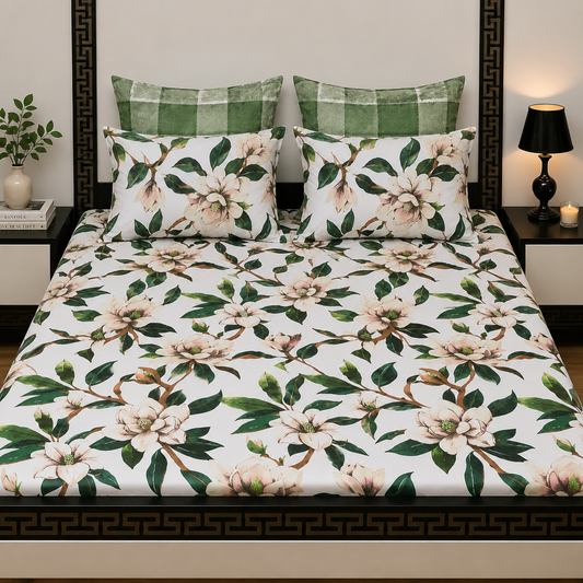 5pcs bed sheets (bed sheet+4pillow case)