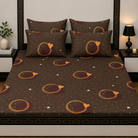 5pcs bed sheets (bed sheet+4pillow case)