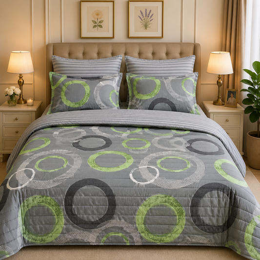 6pcs Comforter Set (Pure Cotton Stuff)