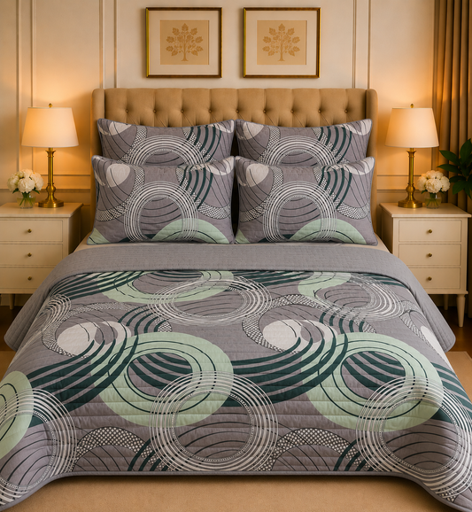 6pcs Comforter Set (Pure Cotton Stuff
