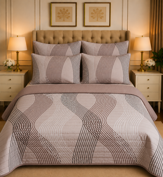 6pcs Comforter Set (Pure Cotton Stuff