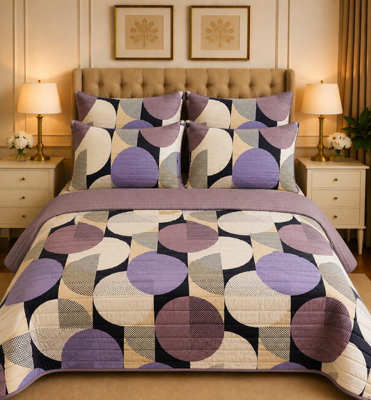 6pcs Comforter Set (Pure Cotton Stuff