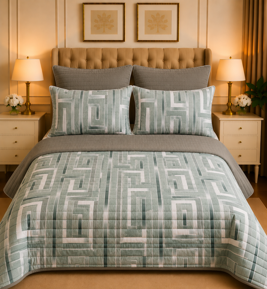 6pcs Comforter Set (Pure Cotton Stuff