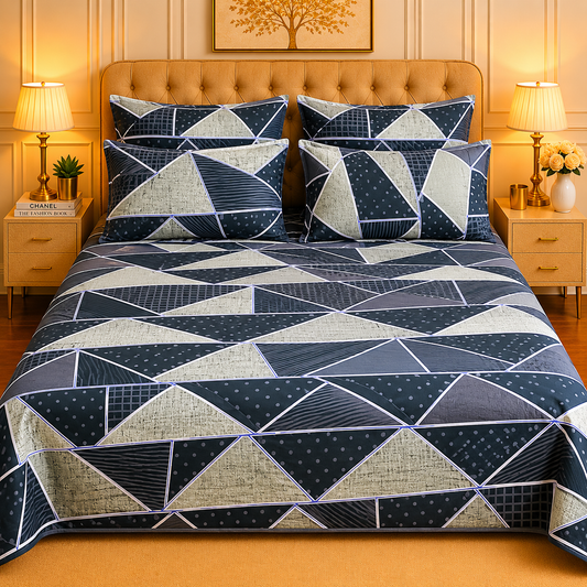 5pcs bed sheets (bed sheet+4pillow case)