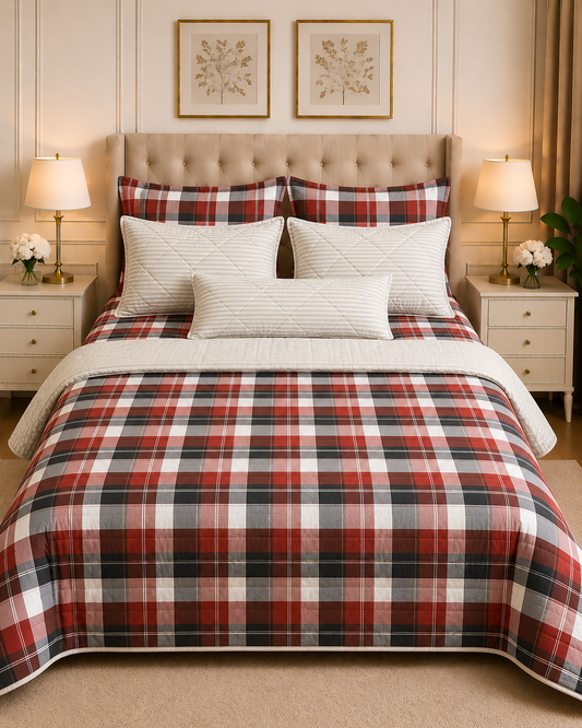 6pcs Comforter Set (Pure Cotton Stuff)