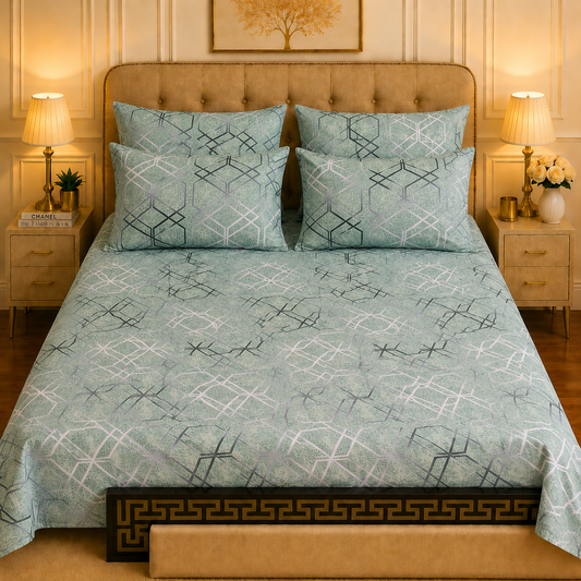 5pcs bed sheets (bed sheet+4pillow case)