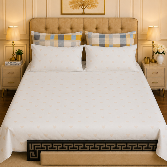 5pcs bed sheets (bed sheet+4pillow case)