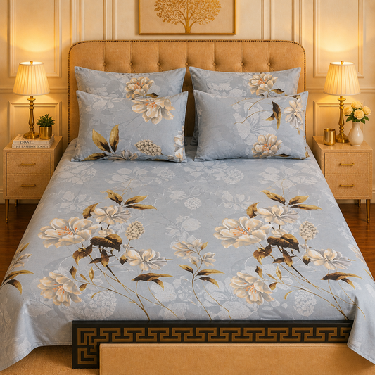 5pcs bed sheets (bed sheet+4pillow case)