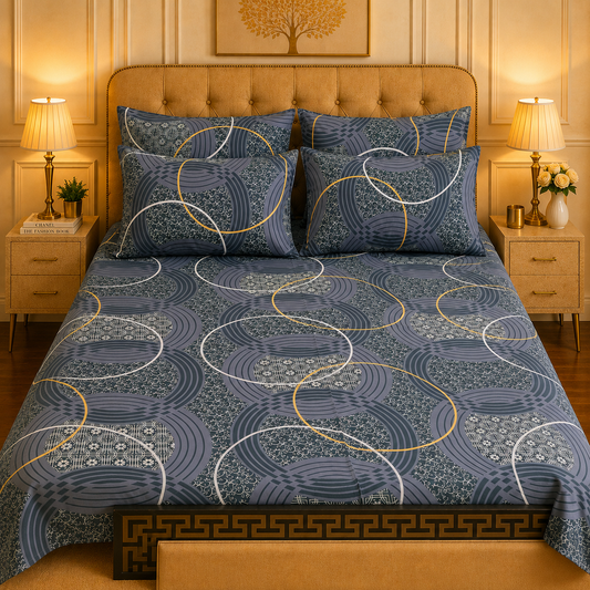 5pcs bed sheets (bed sheet+4pillow case)