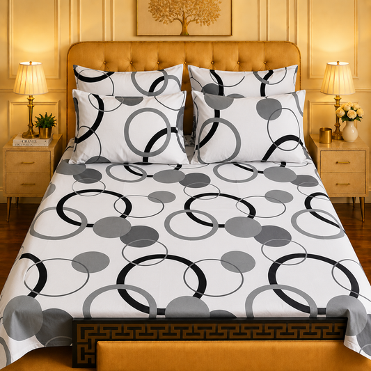5pcs bed sheets (bed sheet+4pillow case)
