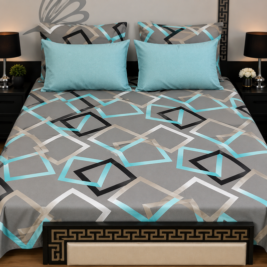 5pcs bed sheets (bed sheet+4pillow case)