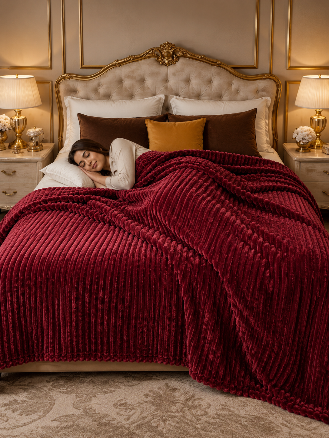 Ultra Soft Embossed Fleece Blanket