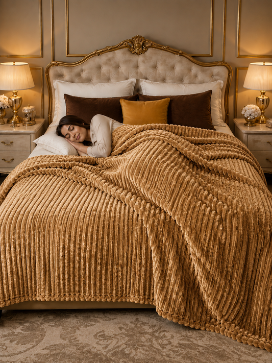Ultra Soft Embossed Fleece Blanket