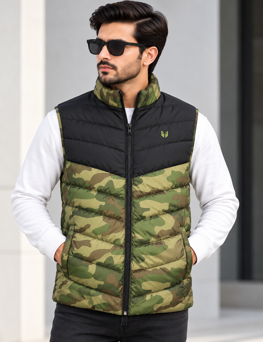 Men’s Hooded Sleeveless Puffer Vest