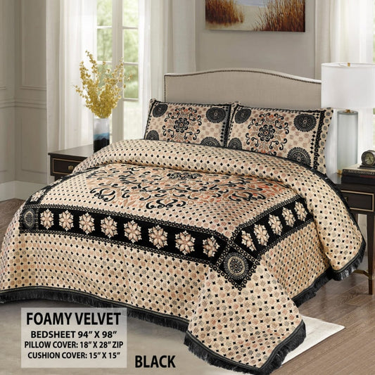 5pcs Bed Spread (Jacquard) - Scented Whiispers