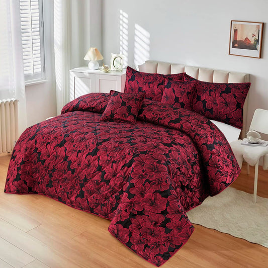 5pcs Bed Spread (Palachi Jacquard) - Scented Whiispers
