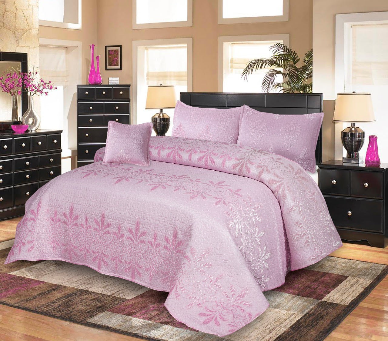 5pcs Bed Spread (Palachi Jacquard) - Scented Whiispers