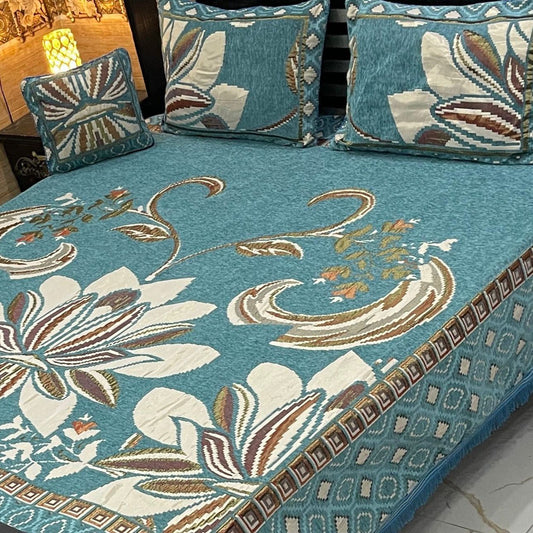 4pcs Bed Spread Velvet jacquard - Scented Whiispers