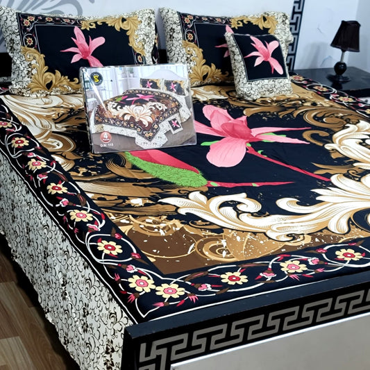 4pcs Bed Sheet Digital Print