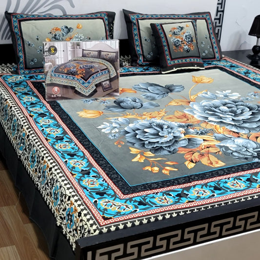 4pcs Bed Sheet Digital Print