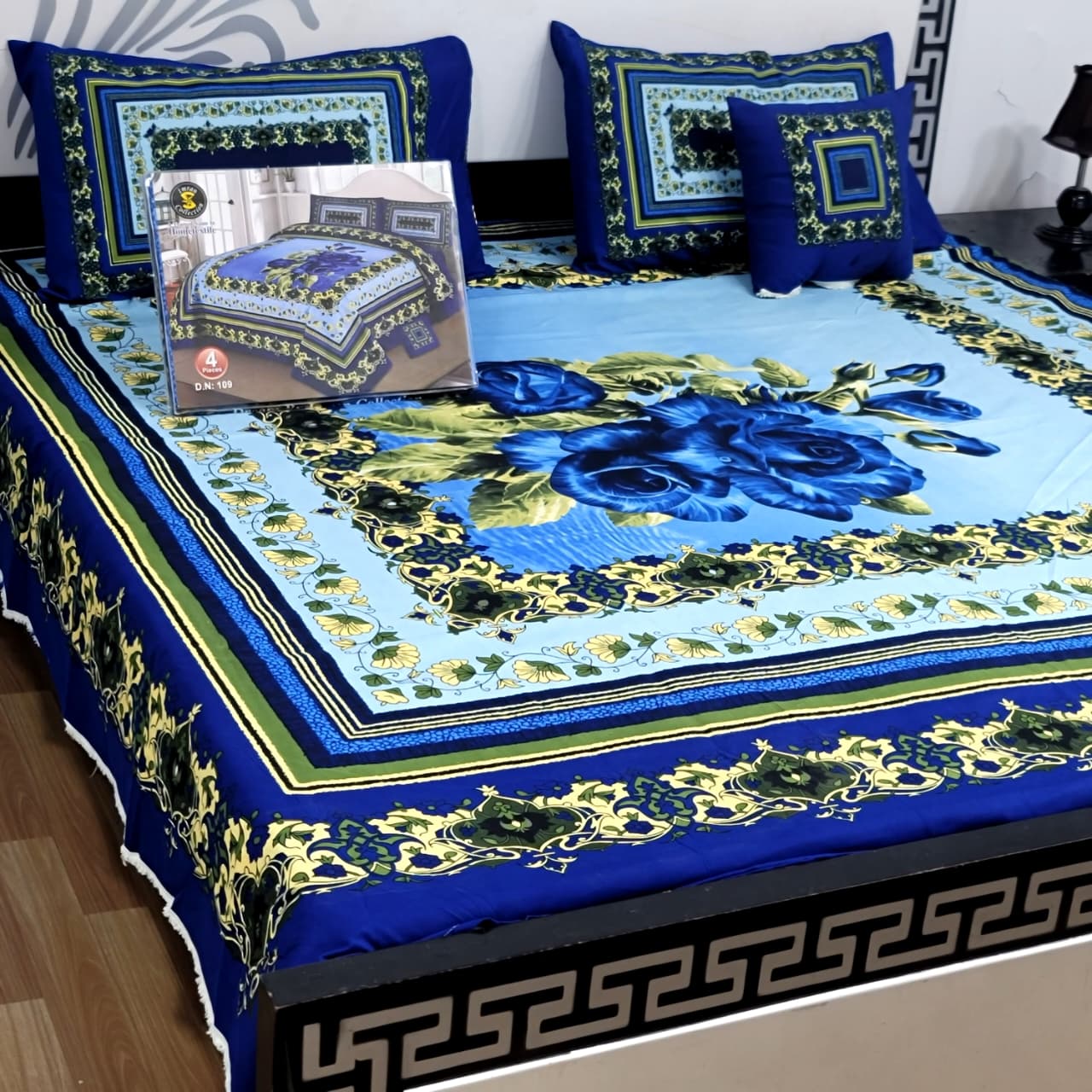 4pcs Bed Sheet Digital Print