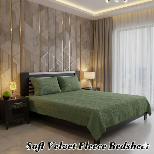 3pcs Bed Sheet velvet fleece