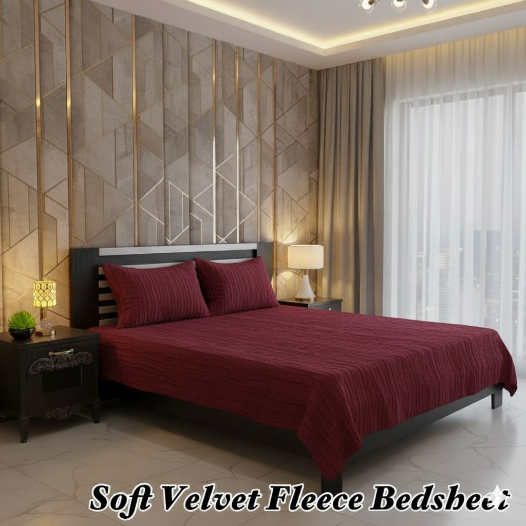 3pcs Bed Sheet velvet fleece