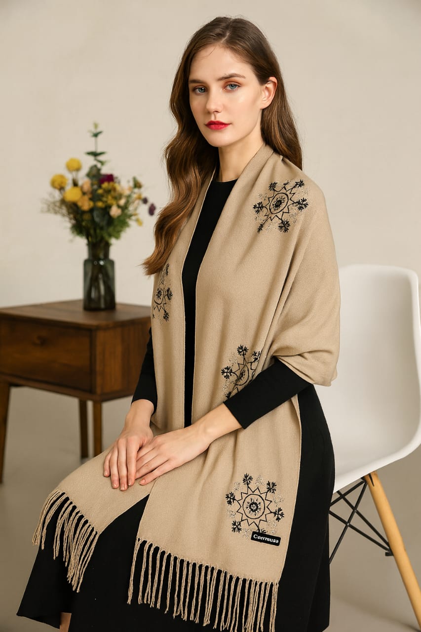 Ladies Cashmere Wool Shawl