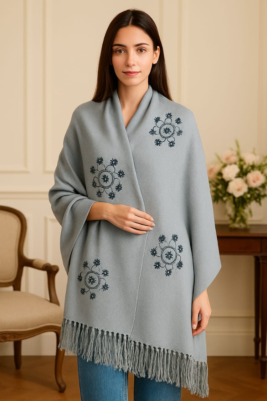 Ladies Cashmere Wool Shawl