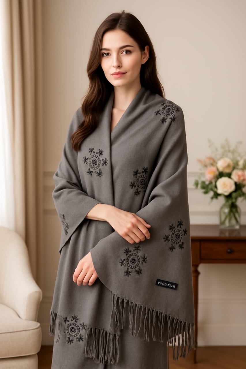 Ladies Cashmere Wool Shawl