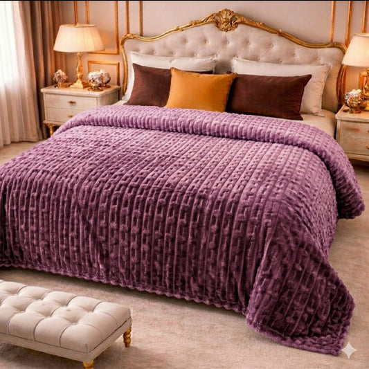 Ultra Soft Embossed Fleece Blanket