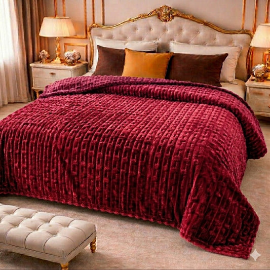 Ultra Soft Embossed Fleece Blanket