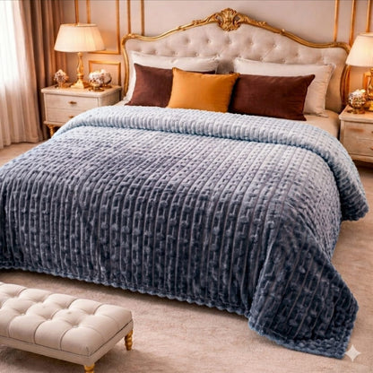 Ultra Soft Emb Fleece Blanket