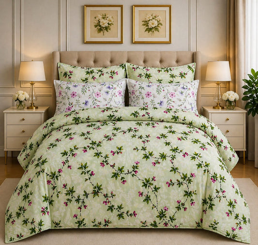 6pcs Comforter Set (Pure Cotton Stuff)