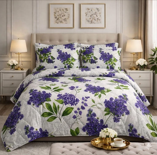 6pcs Comforter Set (Pure Cotton Stuff)