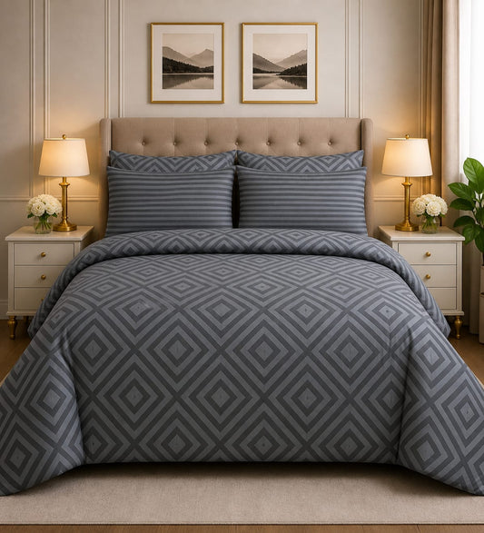 6pcs Comforter Set (Pure Cotton Stuff)