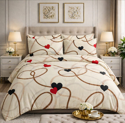 6pcs Comforter Set (Pure Cotton Stuff)
