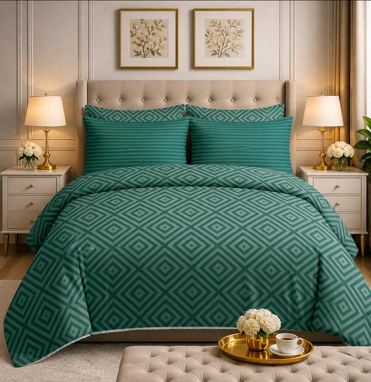 6pcs Comforter Set (Pure Cotton Stuff)
