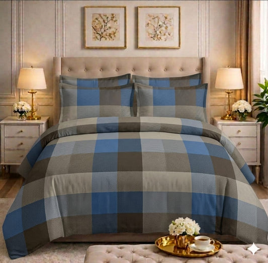 6pcs Comforter Set (Pure Cotton Stuff)