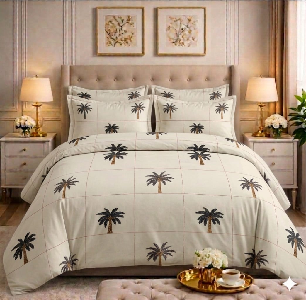 6pcs Comforter Set (Pure Cotton Stuff)