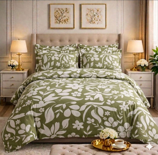6pcs Comforter Set (Pure Cotton Stuff)