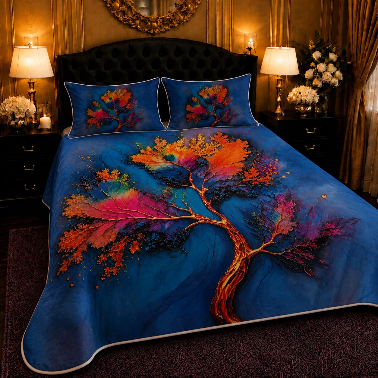 3PCS Crystal Cotton Digital Bed Sheet Collection